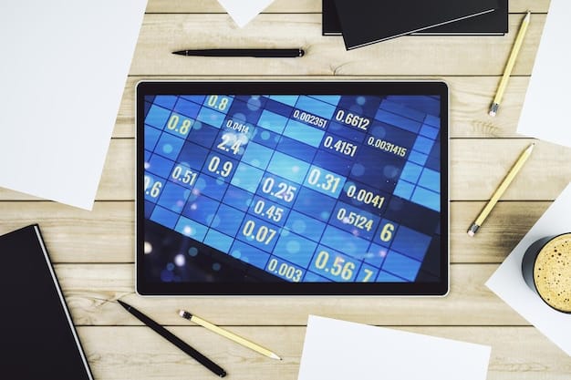 A detailed financial spreadsheet on a computer screen, with numbers and formulas, partially obscured by a hand holding a calculator. A concerned expression on a person's face is subtly visible in the background, conveying financial complexity and worry.
