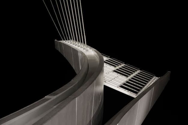 An artist's rendering of a modern bridge design, showcasing the architectural aesthetics and engineering marvel of a well-planned infrastructure project, possibly a PPP.