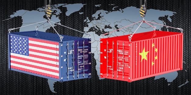 A graph showing the trade deficit between the United States and China over the past decade, with a noticeable spike after the implementation of tariffs. The graph also indicates the types of goods most affected by the tariffs.